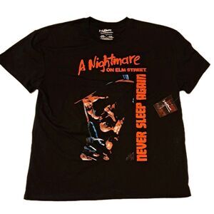 Freddy Krueger A Nightmare on Elm Street T-Shirt Men’s XL Horror Movie Tee NEW